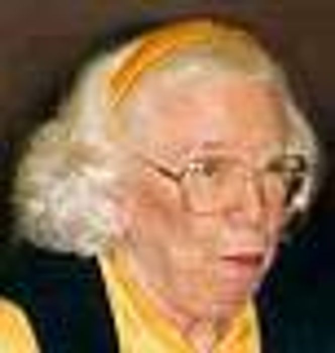 Frances Snyder Holberton fotografert under tildelingen av Augusta Ada Lovelace Award i 1997.