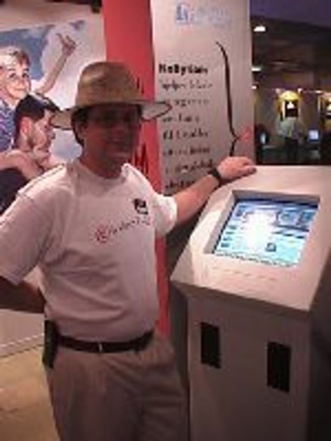Infokiosk fra NoByKom.