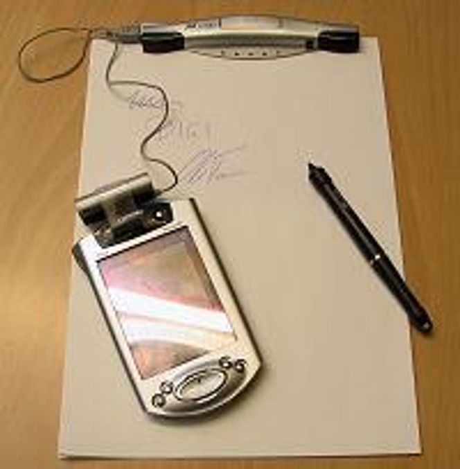 Seiko InkLink med PDA. Foto: Brynjulf Blix