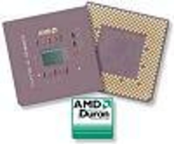 Eksempel på AMD Duron-prosessorer.