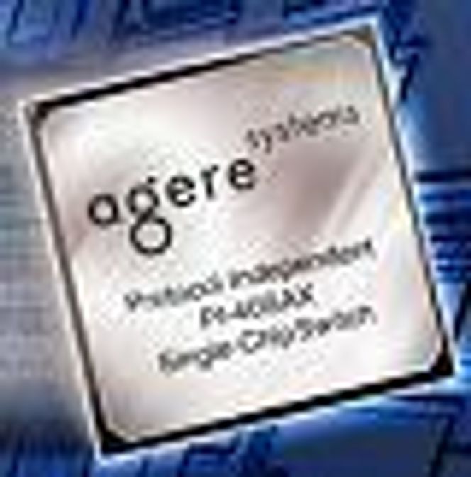 Agere PI-40SAX, svitsjbrikke med kapasitet på på 40 Gbit/s.