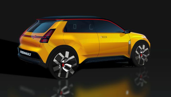Konsepttegning av elektriske Renault 5. Foto: Groupe Renault