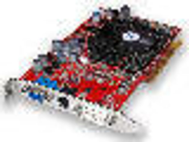 Skjermkort basert på ATI Radeon 9700.