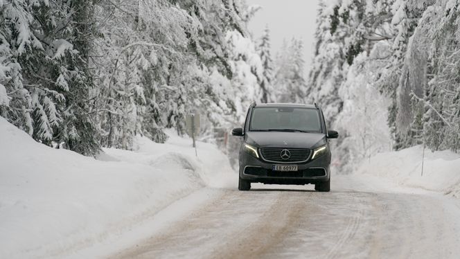 EQV fungerer fint på vinterføre, og har forhjulstrekk. Foto: Eirik Helland Urke