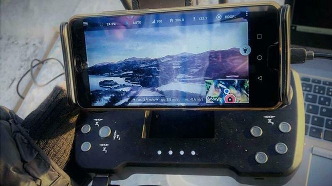 Når raset går, skal det helst ikke komme som noen overraskelse. Dronene følger med enten det er stein, snø eller leire som kan rase ut. Foto:  Sintef