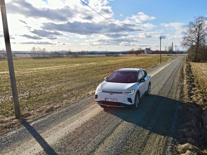 ID.4 ved Kløfta i Akershus. Foto: &nbsp;Mathias Klingenberg