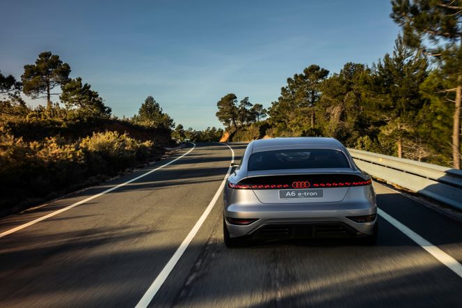 Konseptutgaven skal være ganske lik den ferdige varianten av Audi A6 E-Tron. Foto: Audi AG