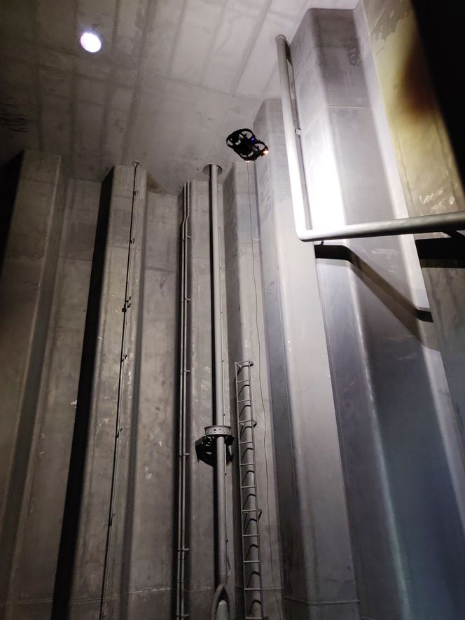 Inspeksjonen ScoutDI gjorde av en cargo-tank på et flytende produksjonsskip tilhørende Altera Infrastructure. Inspeksjonen ble gjort i samarbeid med DNV Foto: DNV