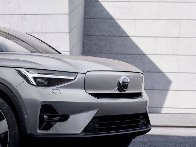 Volvo C40 Recharge har noe bedre aerodynamiske egenskaper enn XC40. Foto: Volvo