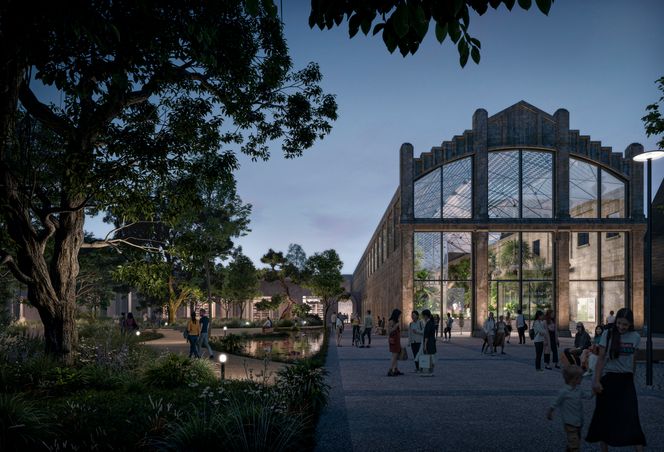 Mye av bygningsmassen stammer fra tidlig 1900-tall, og Snøhetta ønsker å bevare mest mulig av det originale. Foto:  Wolf Visualizing Architecture