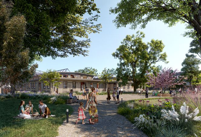 – Planter handler ikke bare om estetikk. De lagrer CO<sub>2</sub> og bidrar til et sunt økosystem. Derfor blir området tett beplantet, sier Tommaso Maserati. Foto:  Wolf Visualizing Architecture