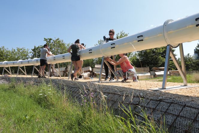 Den nye hyperloop-banen i Lausanne i Sveits er hovedsakelig laget av aluminium. Foto: EPFL