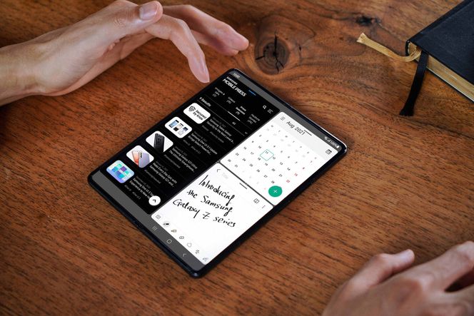 Multitasking skal ikke være noe problem på Z Fold 3. Foto: Samsung