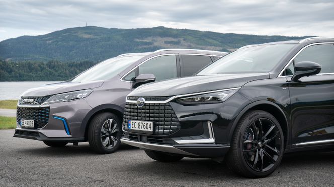 De er fra kina og har plass til sju. Der stopper de fleste likheter. Foto:  Eirik Helland Urke