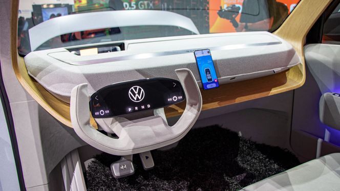Volkswagen ID. Life er et konsept som leker med hvordan en billig elbil kan være. Foto: Marius Valle