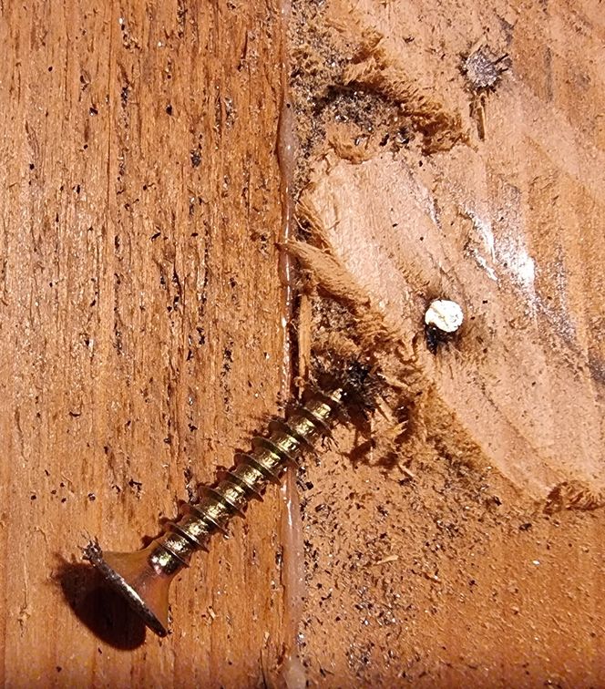 Herdede stålskruer kappes på et par sekunder Foto:  Odd Richard Valmot