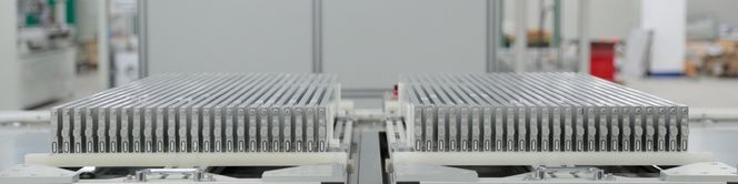 BYDs LFP-batteri Blade har prismatiske celler pakket tett i batteripakken. Foto: BYD