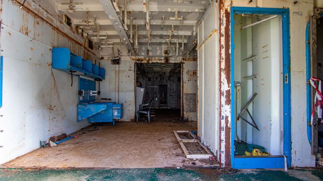 Om bord i «Helge Ingstad» er det lite som minner om en moderne fregatt. Foto: Marius Valle