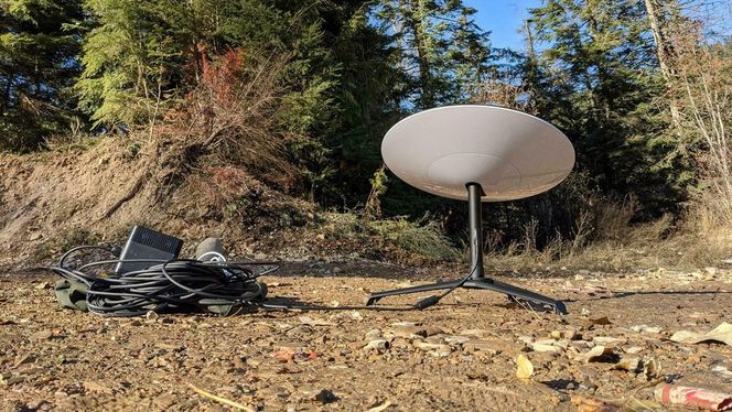 Her testes Starlink-utstyret ut i et utkantstrøk – med gode resultater. Foto: imgur.com/a/1H07UqT