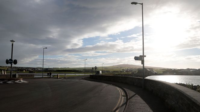 Bygater i Kirkwall på Orknøyene. Foto: Lise Åserud/NTB