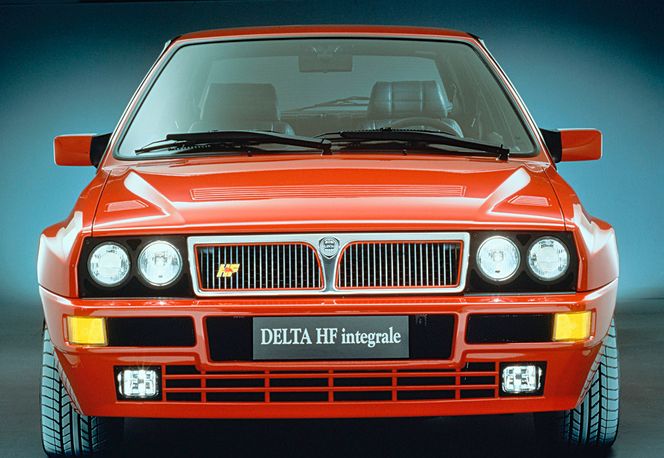 Lancia Delta HF Integrale i 1992-modell. Foto: Lancia