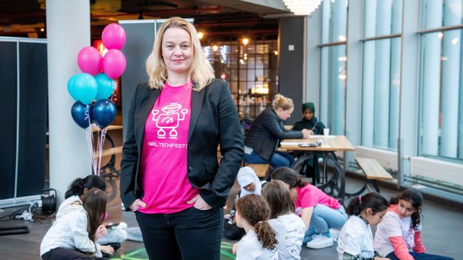 – Vi må ta jentene før jentene tar dem, sier Line Gaare Paulsen. Foto: Gorm K. Gaare, IKT-Norge
