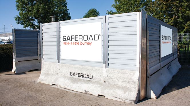 SafeSound er en mobil støyskjerm. Foto: Euroskilt