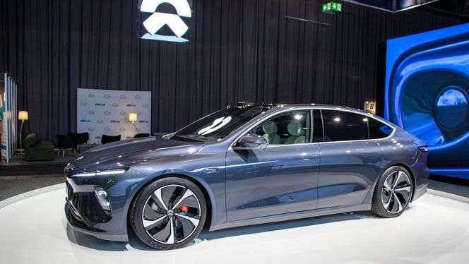 Nio ET7 vist frem på Nordic EV summit2021. Foto undefined: Marius Valle