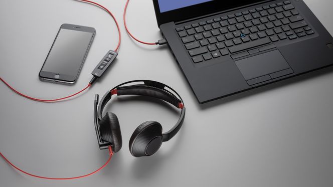 Blackwire 5220 USB-C kommer på sisteplass når det kommer til musikkgjengivelse. Foto: Bruce Ashley