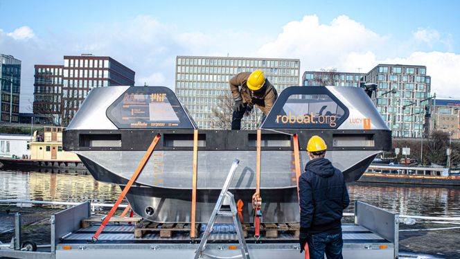 Dekket på taxibåten skal kunne skiftes ut for å tilpasses forskjellige typer bruk. Foto: Massachusetts Institute of Technology
