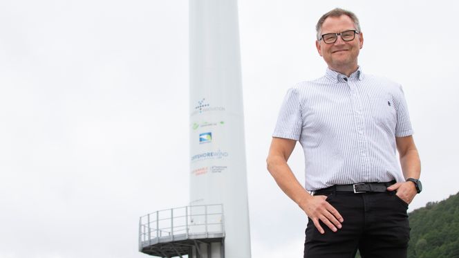 – Standarden for GWO Blade Repair er forholdsvis ny og kom først i 2018. Vi er først i Norge med å tilby dette, sier Frank Emil Moen Foto:  Alf Bergin