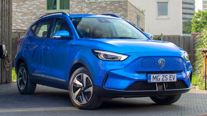 MG ZS har fått en ansiktsløftning og større batteri. Foto: SAIC MG