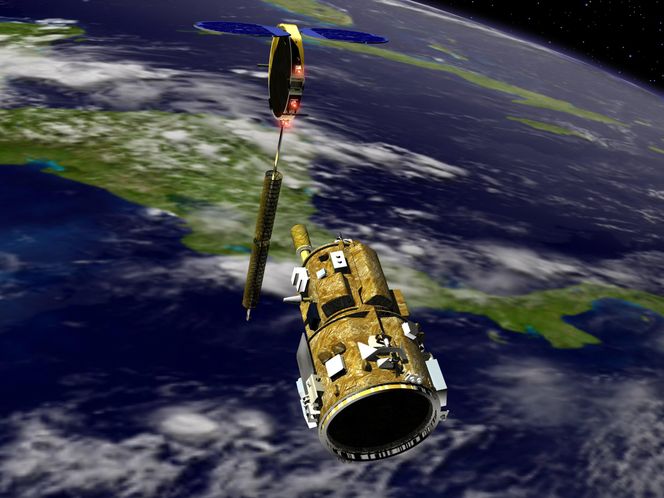 Det gikk ikke så bra med stakkars DART. Foto: NASA