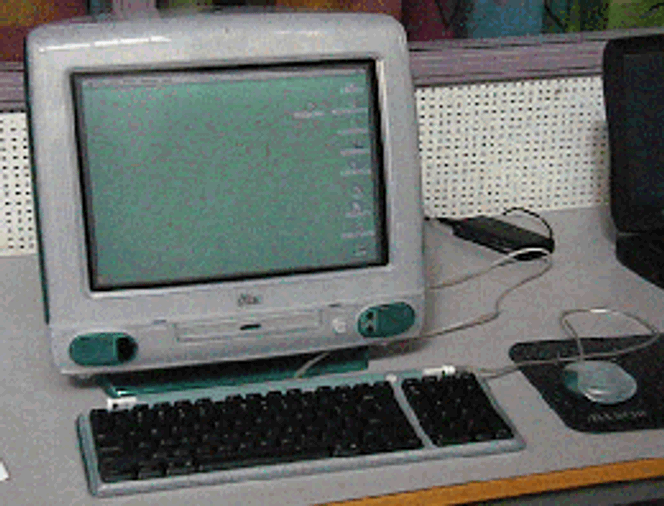 Første visning av iMac i Norge.