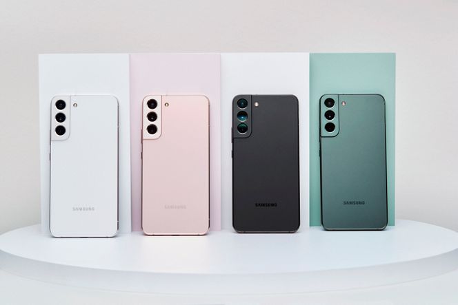 Velg farge: S22 kommer i fire ulike farger. Utvalget er ikke formidabelt. Foto: Samsung