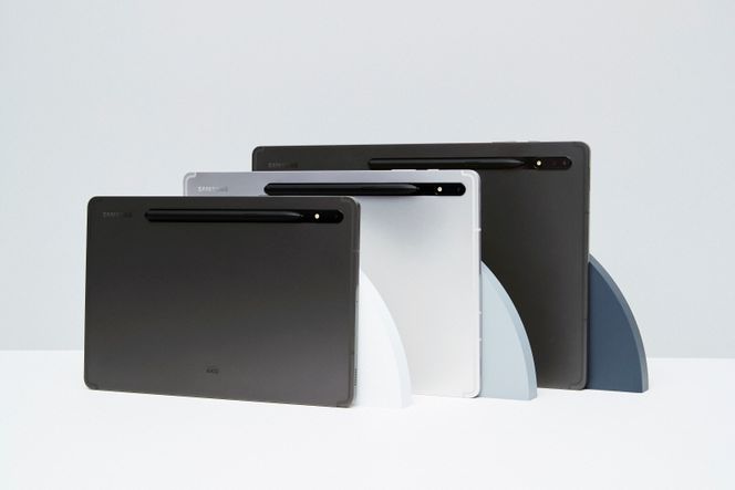 Familien: Velg nytt Samsung Galaxy Tab nettbrett i størrelsene stor, enda større eller veldig stort. Foto: Samsung
