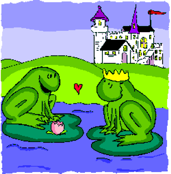 Hoppende frosk. Illustrasjon: Blue Mountain