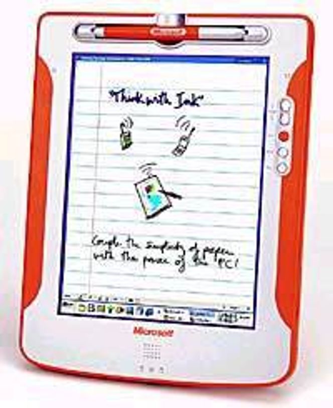 Tablet PC-prototyp fra Microsoft. Foto:  Microsoft