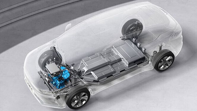 Bilen er bygget på en Geely-utviklet plattform. Foto:  Geely