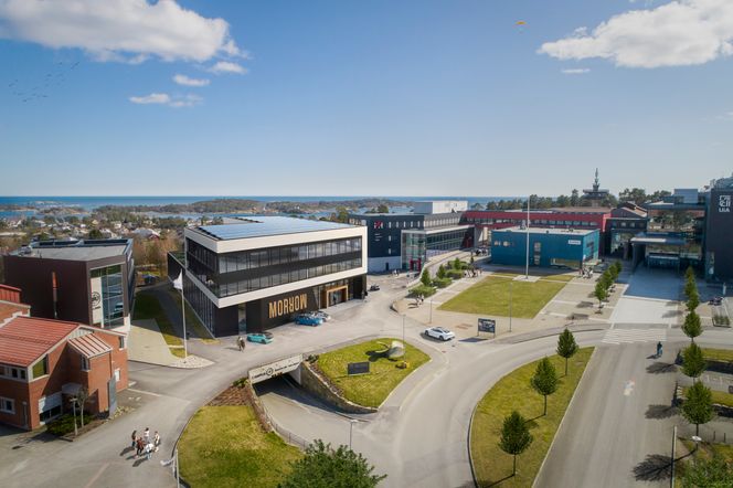 Battery Innovation Centre er døpt om og heter nå Morrow Battery Research Center. Illustrasjon: Morrow