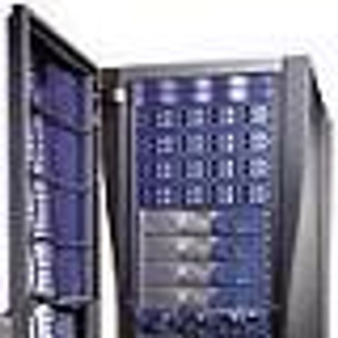 SGI Origin 300, detalj fra skap. Foto: SGI