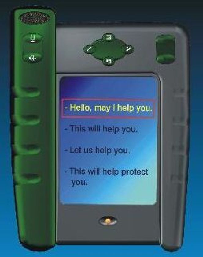 Phraselator. Foto:  VoxTec