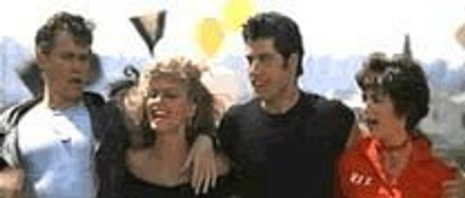 Fra filmen «Grease» i widescreenformat.
