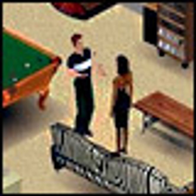 Skjermbilde fra spillets SIMS. Skjermbilde:  Electronic Arts