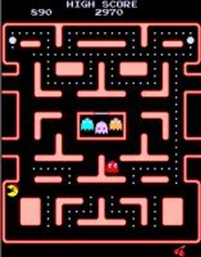Pac-Man spillet. Skjermbilde:  Digi.no