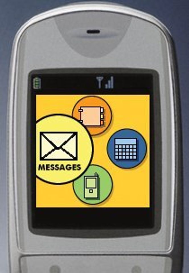 Slik ser UIEvolution for seg at de ulike funksjonene kan presenteres på din mobil. Illustrasjon:  UIEvolution