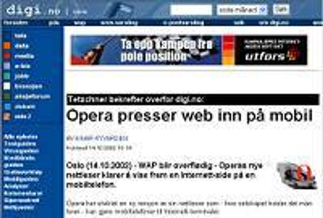 Digi.no på desktop. Skjermbilde: Digi.no