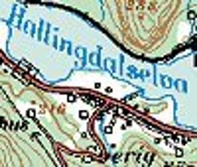 Detalj fra karttjenesten Norgesglasset. Skjermbilde:  Digi.no