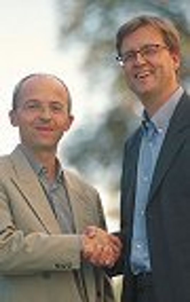 Johan Dolven (t.h.) og Pierre Chappaz.