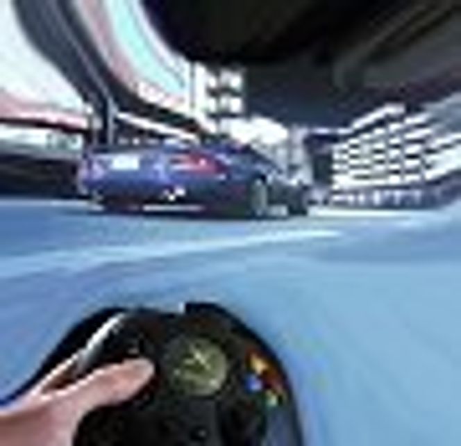 Fra vår testing av Project Gotham Racing på Xbox. Foto: Øystein Kvistad